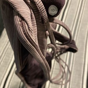 Purple mush Grey Lululemon Sports Bra Size 10